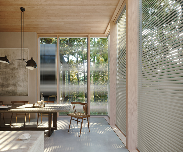 Hunter Douglas Motorized Wood Blinds Installation In Parker CO