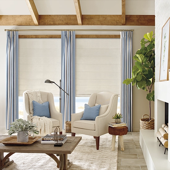 Hunter Douglas Roman Shades In Colorado Springs Home From Local Window Covering Company
