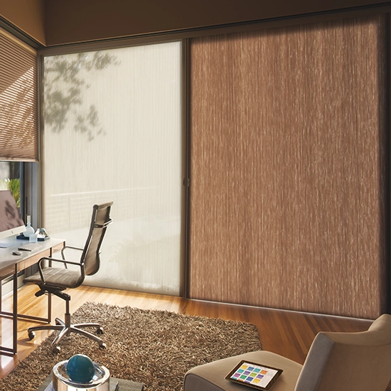 Hunter Douglas Duette Vertiglide From Window Covering Company In Castle Rock Colorado