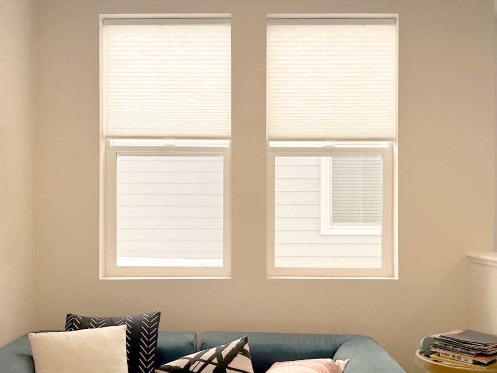 Hunter Douglas Applause Cellular Shades for Colorado living room