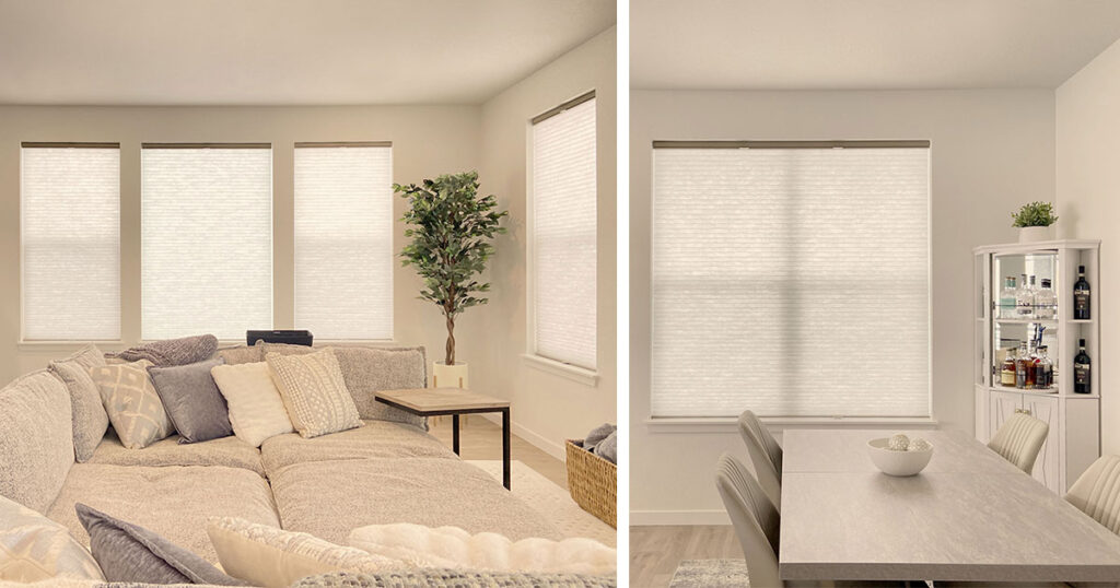 cellular shades in denver home