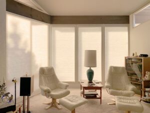 Are Cellular Shades Still in Style in 2025? - Hunter Douglas Duette Cellular Shades with PowerView Automation and light filtering fabric