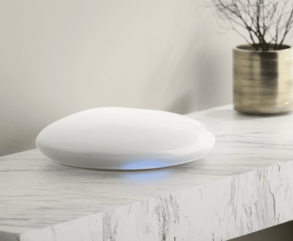 Smart home window coverings with automated lighting control integrated with Google Assistant and Alexa