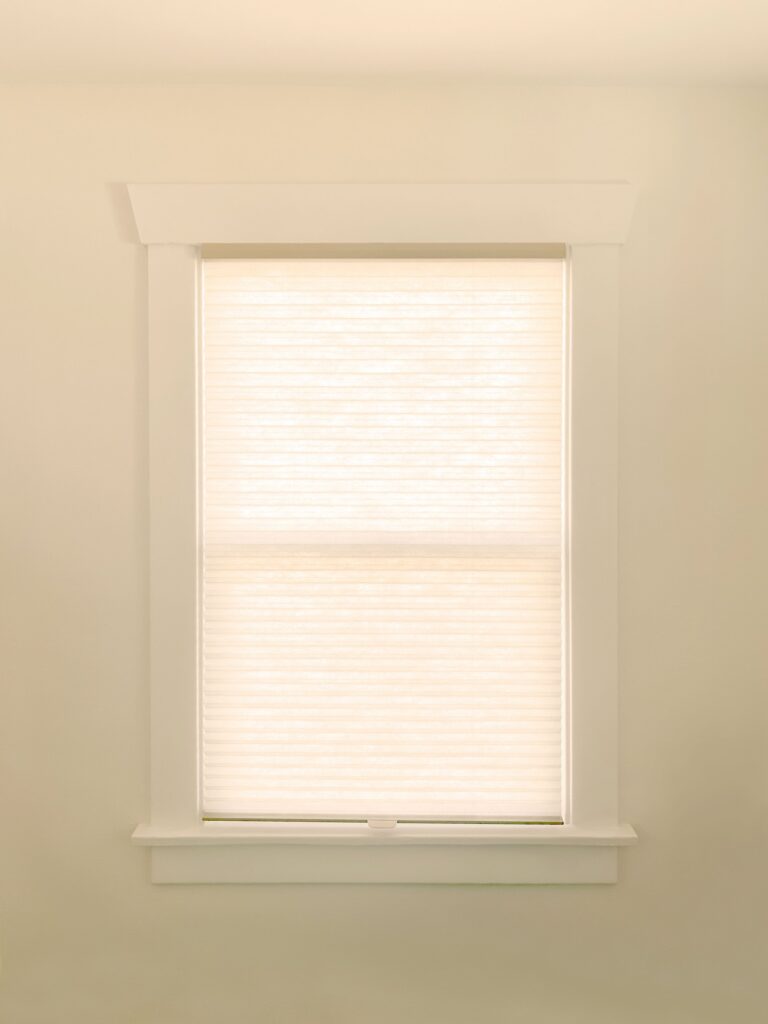 Custom Hunter Douglas Applause Cellular Shades with LiteRise, Top-Down Bottom-Up, and Light Filtering