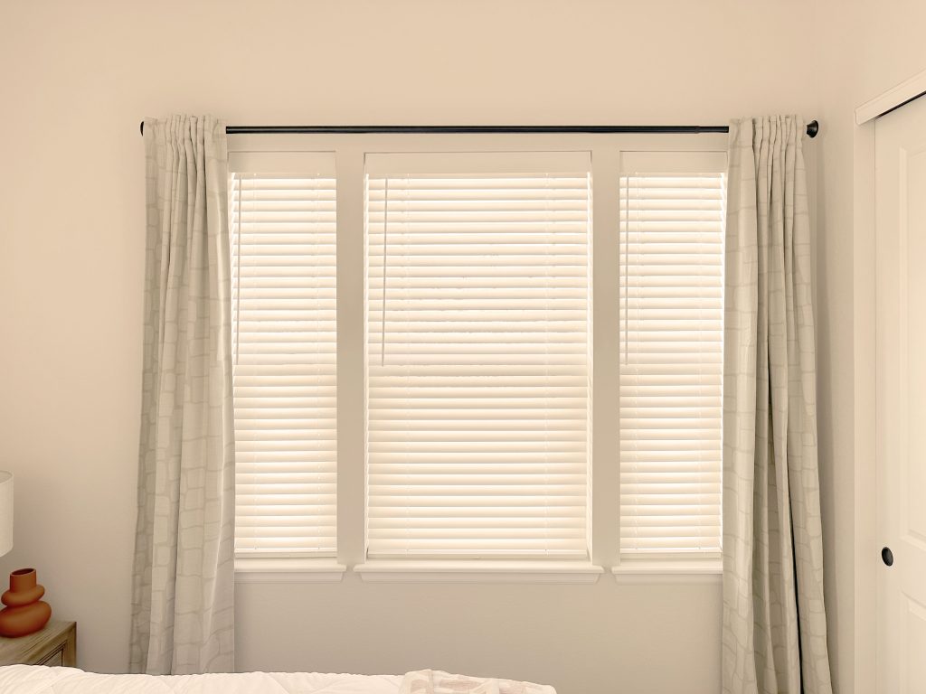 Hunter Douglas Parkland Natural Wood Blinds in Boulder with SimpleLift operation