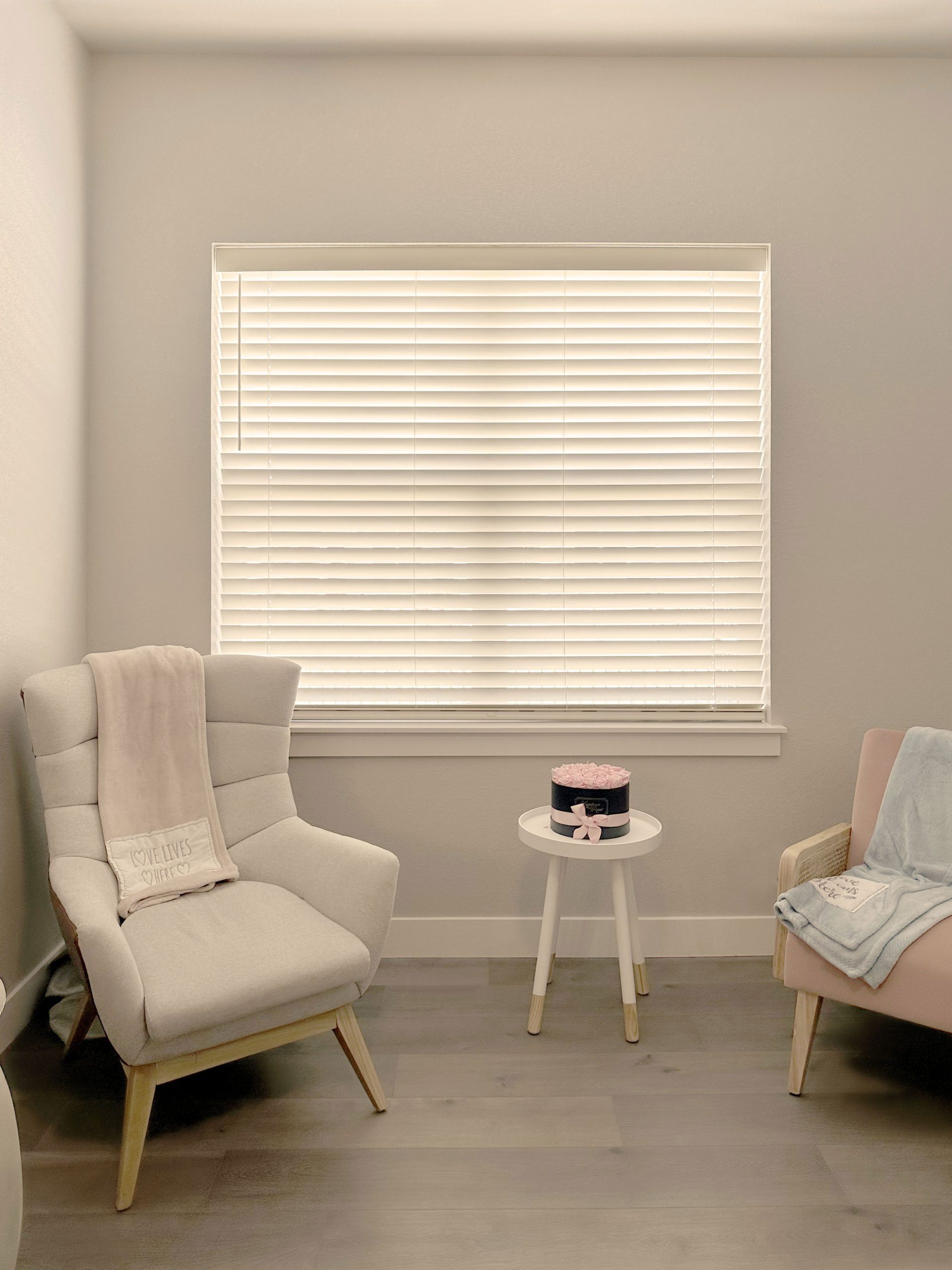 Hunter Douglas Parkland Natural Wood Blinds with SimpleLift operation for Colorado Springs home