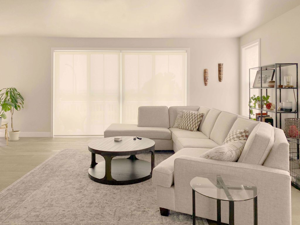 Hunter Douglas Applause Cellular Shades and Designer Screen Shades in Denver with UltraGlide operation and light filtering fabric