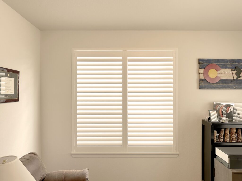 Why Colorado Homeowners Choose AIM for Custom Shutters for their Home Office