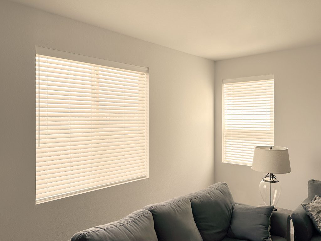 Custom Alta Blinds with cordless lift operation for Littleton homes