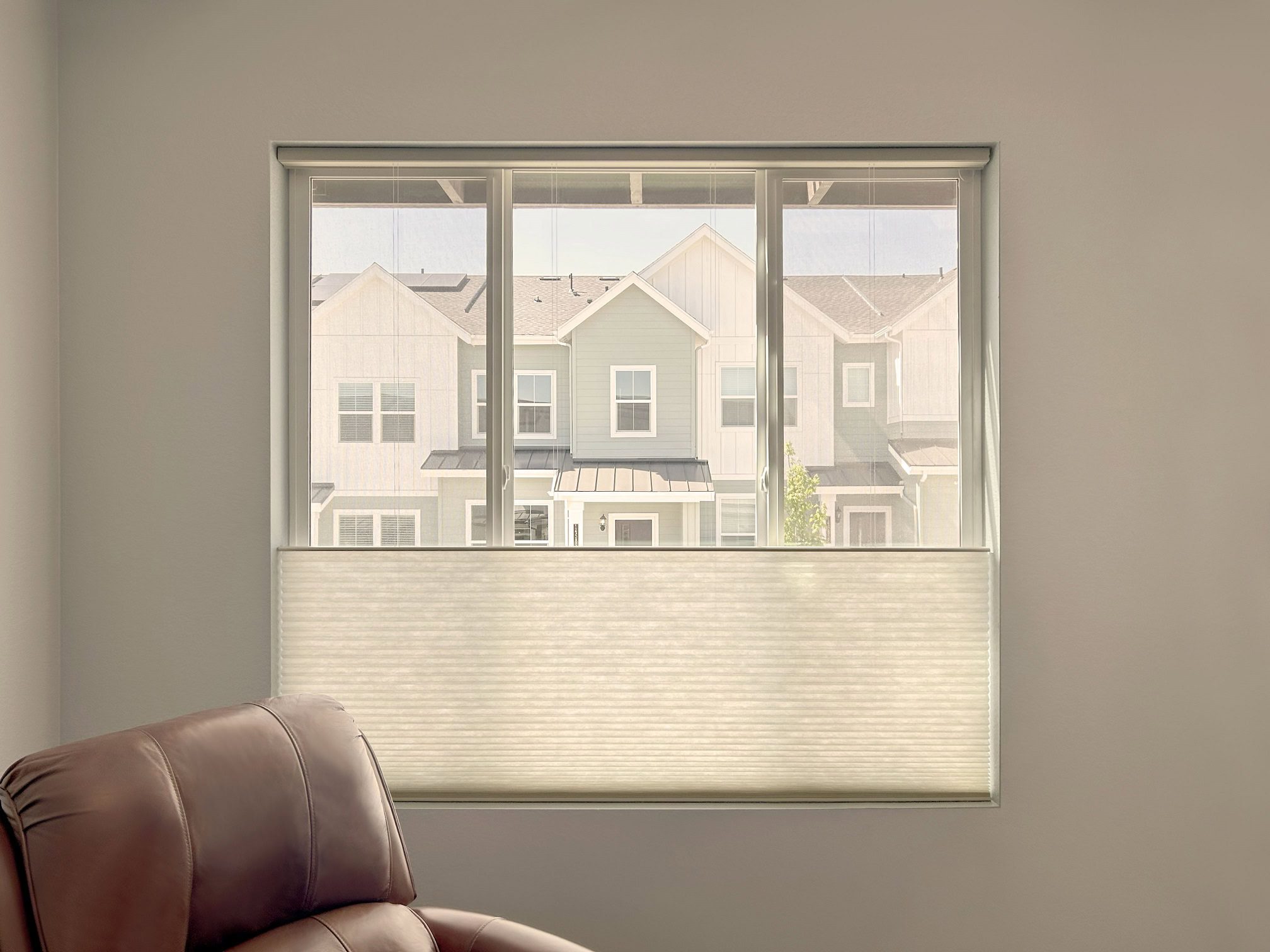 Motorized window blinds for modern homes in Boulder.