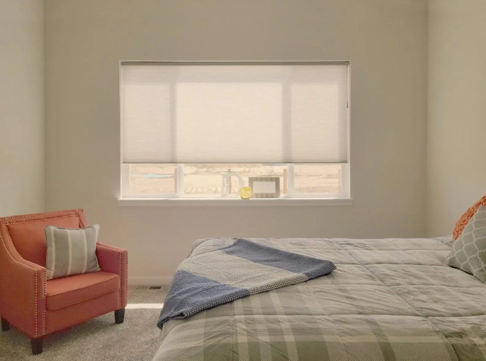 Hunter Douglas Applause Cellular Shades with Ultraglide cordless operation and top-down/bottom-up functionality