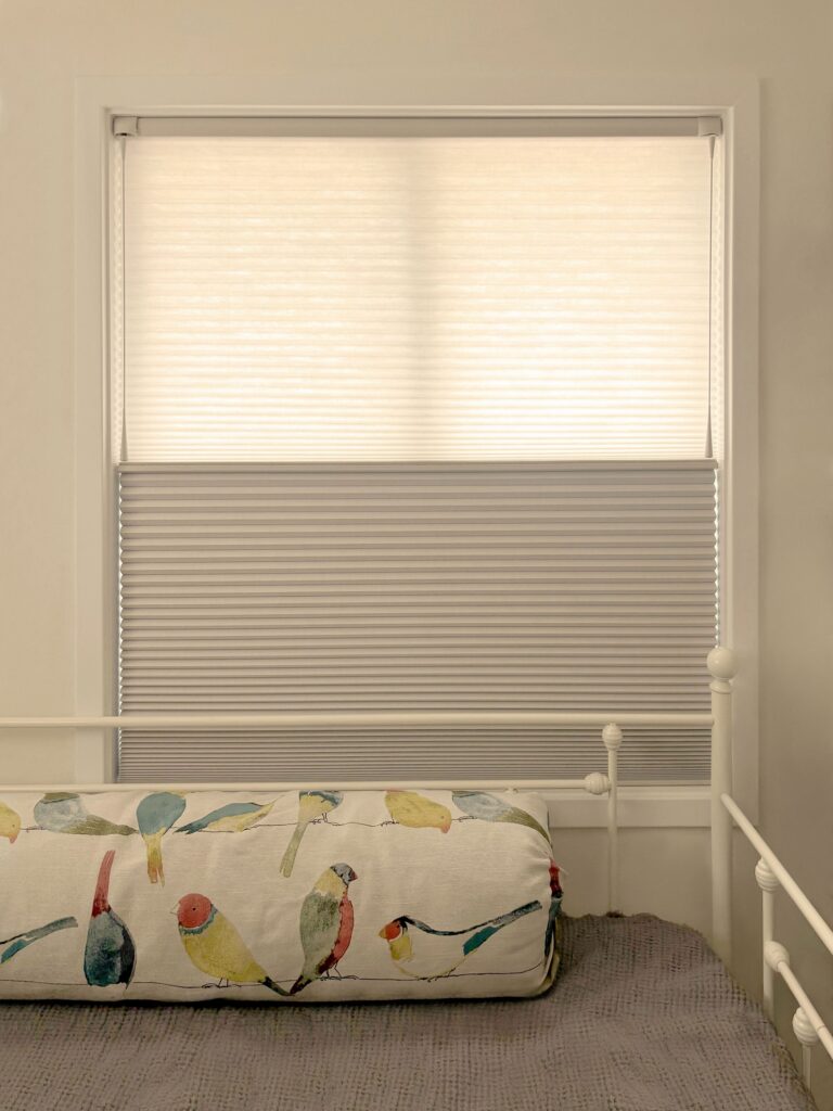 Dual Shades - Hunter Douglas Duette Cellular Shades with UltraGlide operation and Duolite light control system