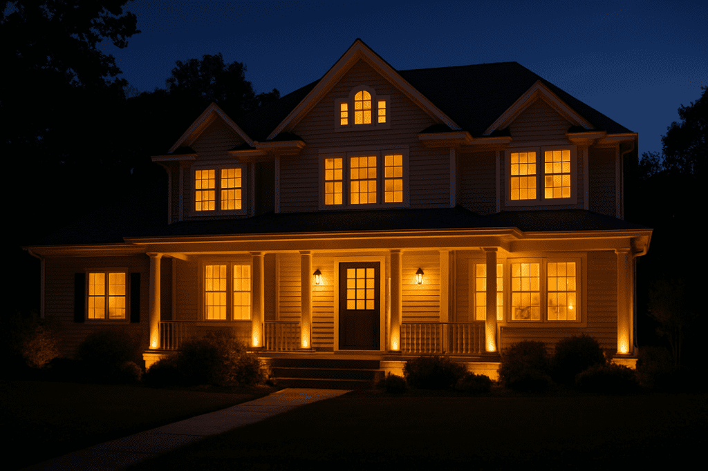 Lutron Whole Home Lighting Control System featuring RA2 Select smart lighting control.