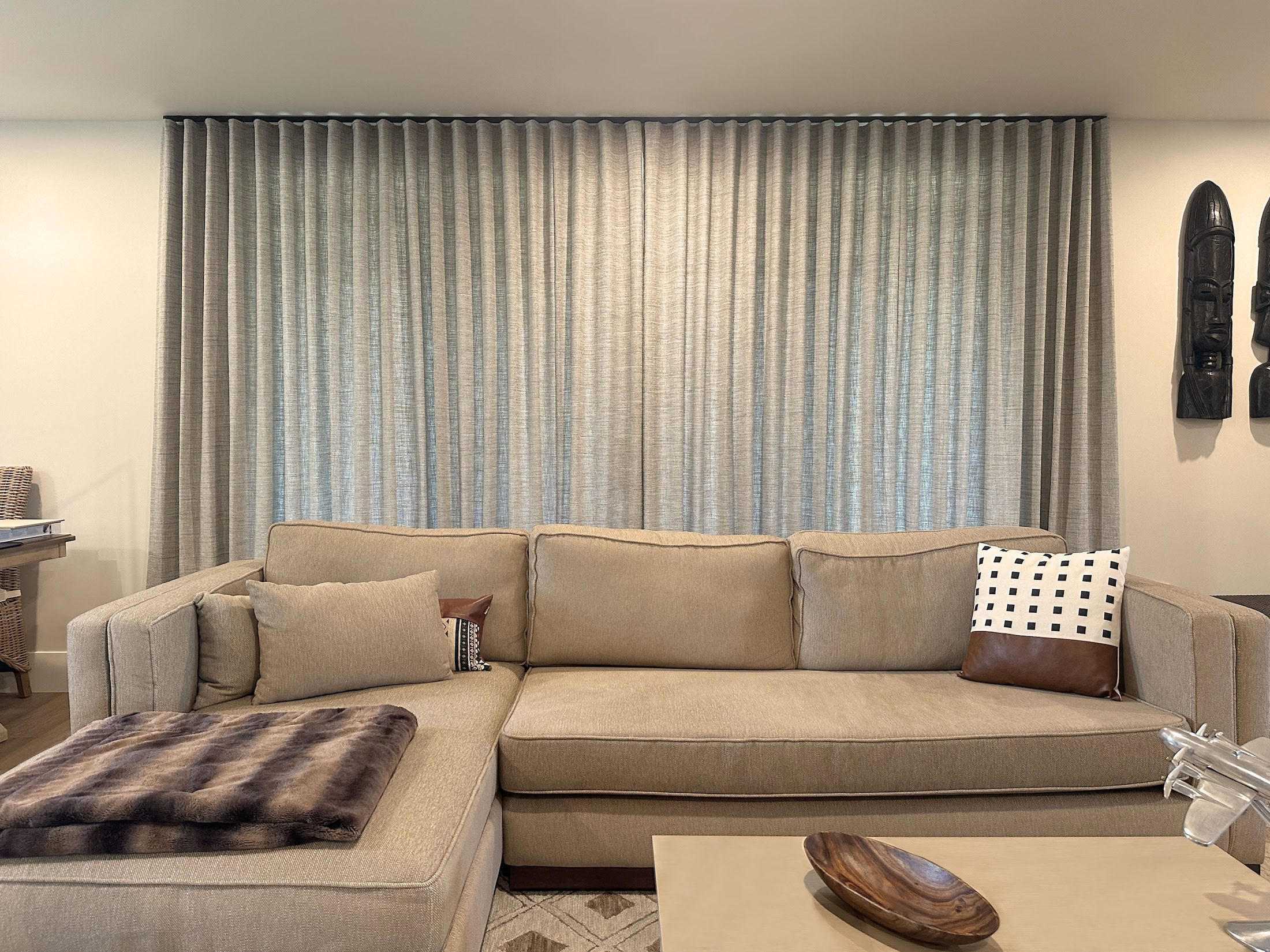 Custom Thornton window curtains for stylish home interiors and privacy.