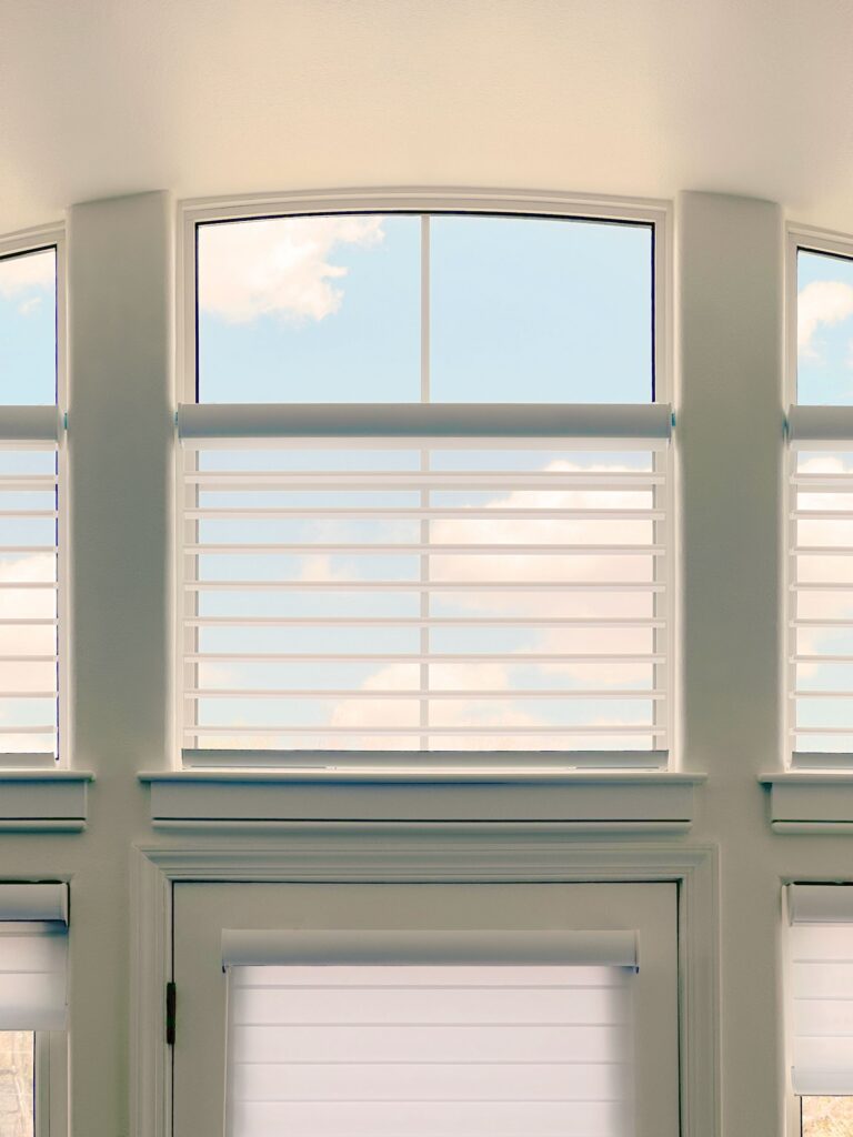 Hunter Douglas Silhouette Privacy Sheers with EasyRise and Light Filtering Fabric for Castle Rock Home