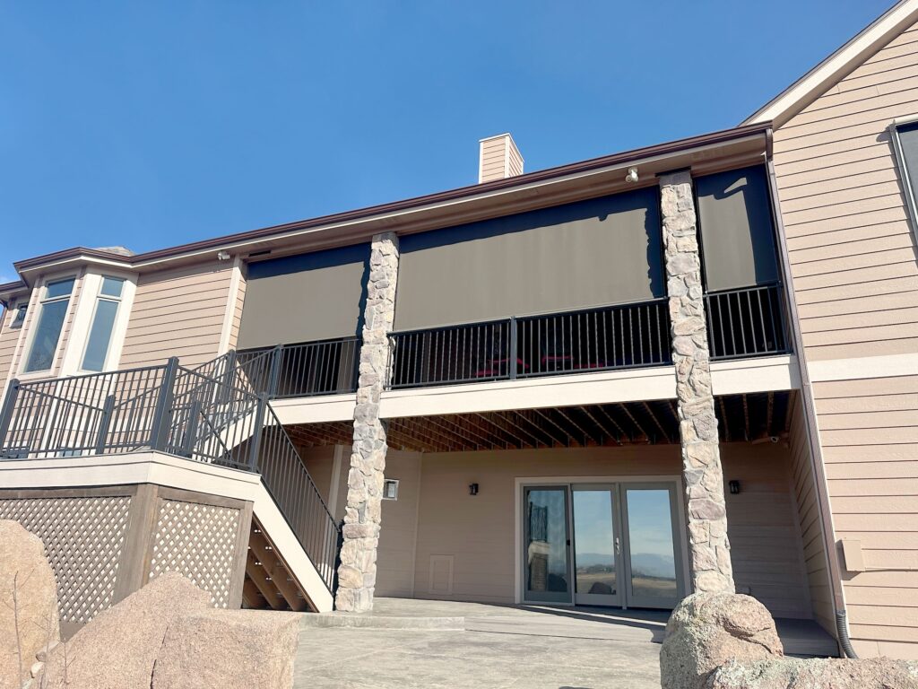 Best motorized patio shades for Colorado homes