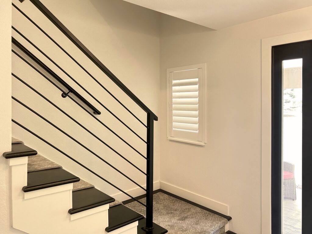 Hunter Douglas NewStyle Hybrid Shutters with Hidden Tilt and Z Frame for Westminster Homes