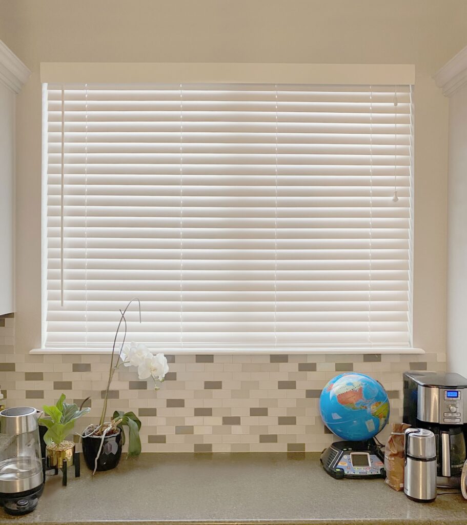 Hunter Douglas Parkland Natural Wood Blinds with Cord Lock for Westminster, Colorado homes