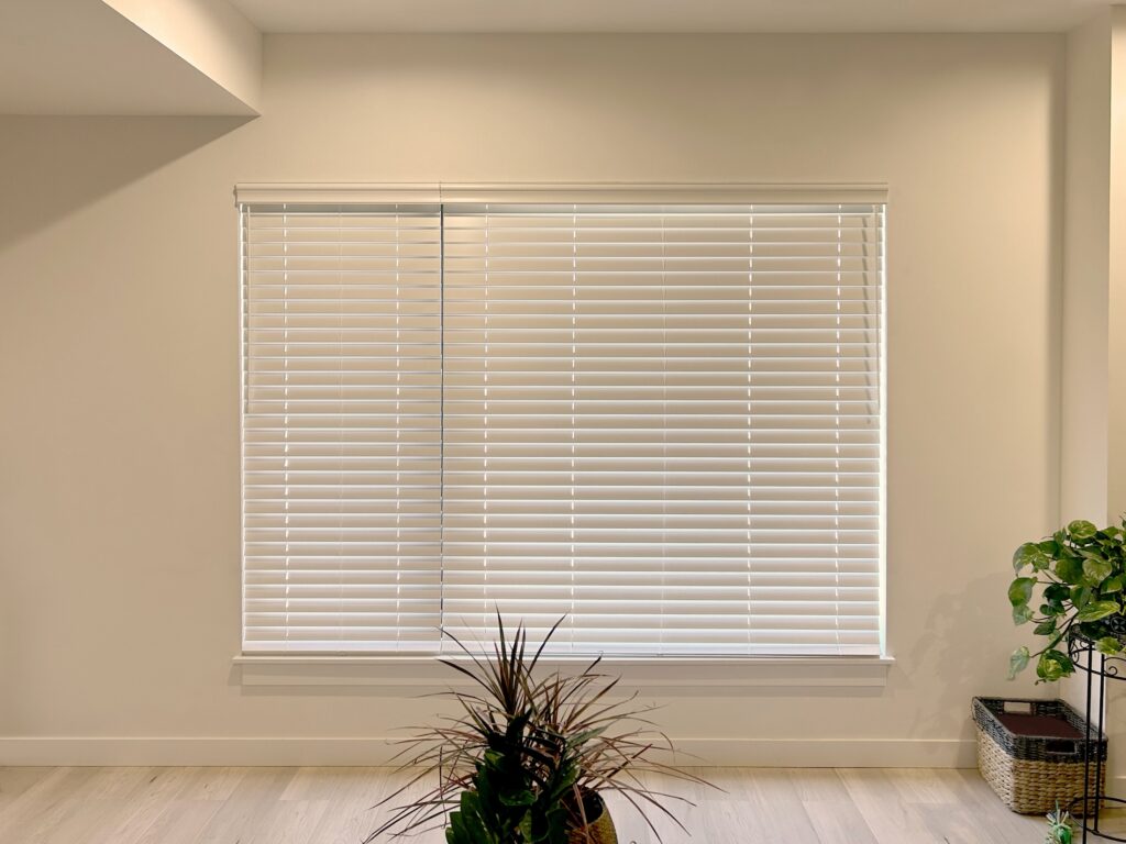 Hunter Douglas EverWood Composite Wood Blinds Installed in Greenwood Village Home