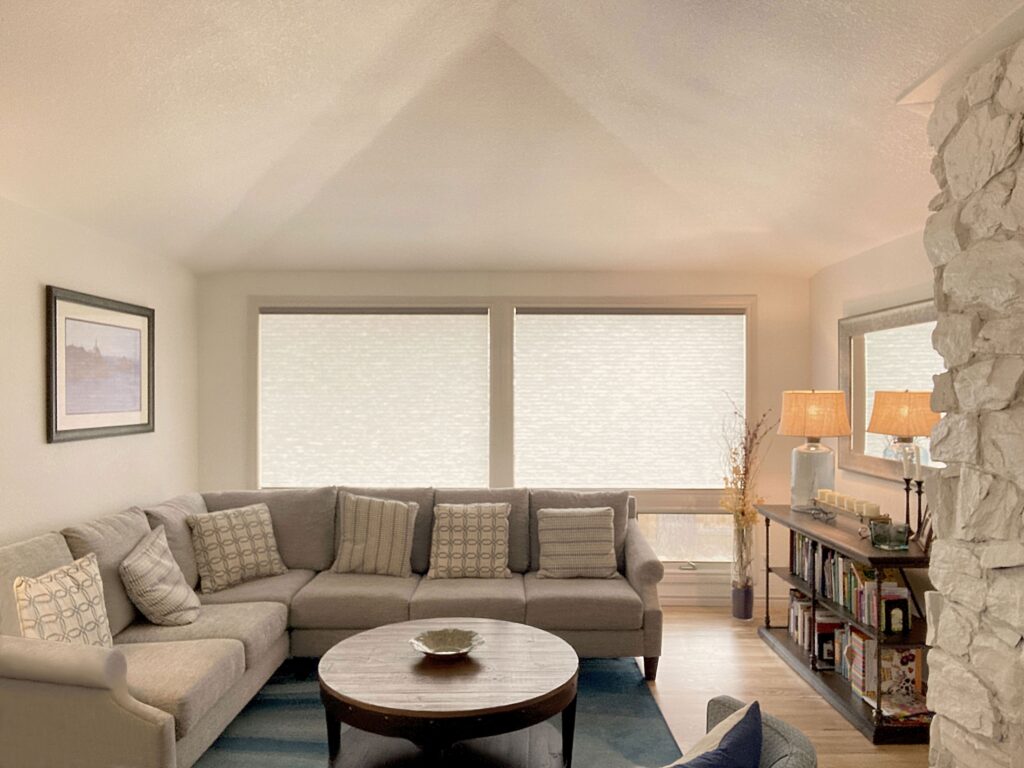 Energy-efficient honeycomb shades for Colorado mountain home windows and doors