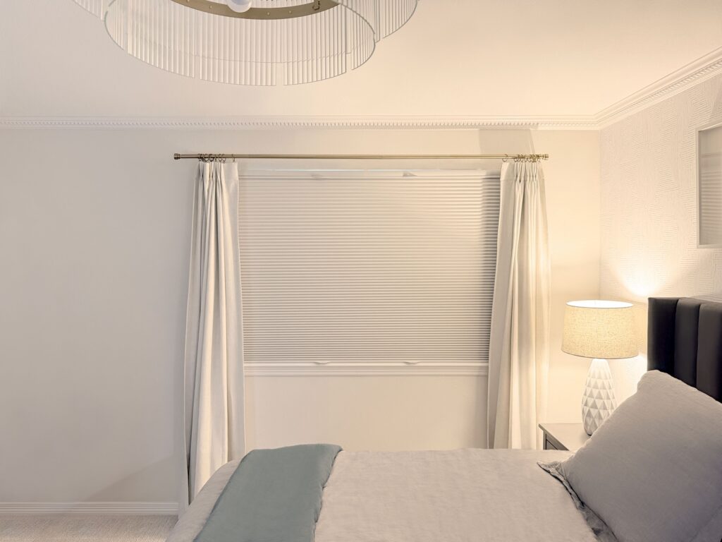 Room-darkening shades for bedrooms in Lone Tree