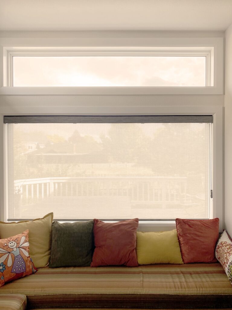 Light-filtering window shades for Colorado new construction condos