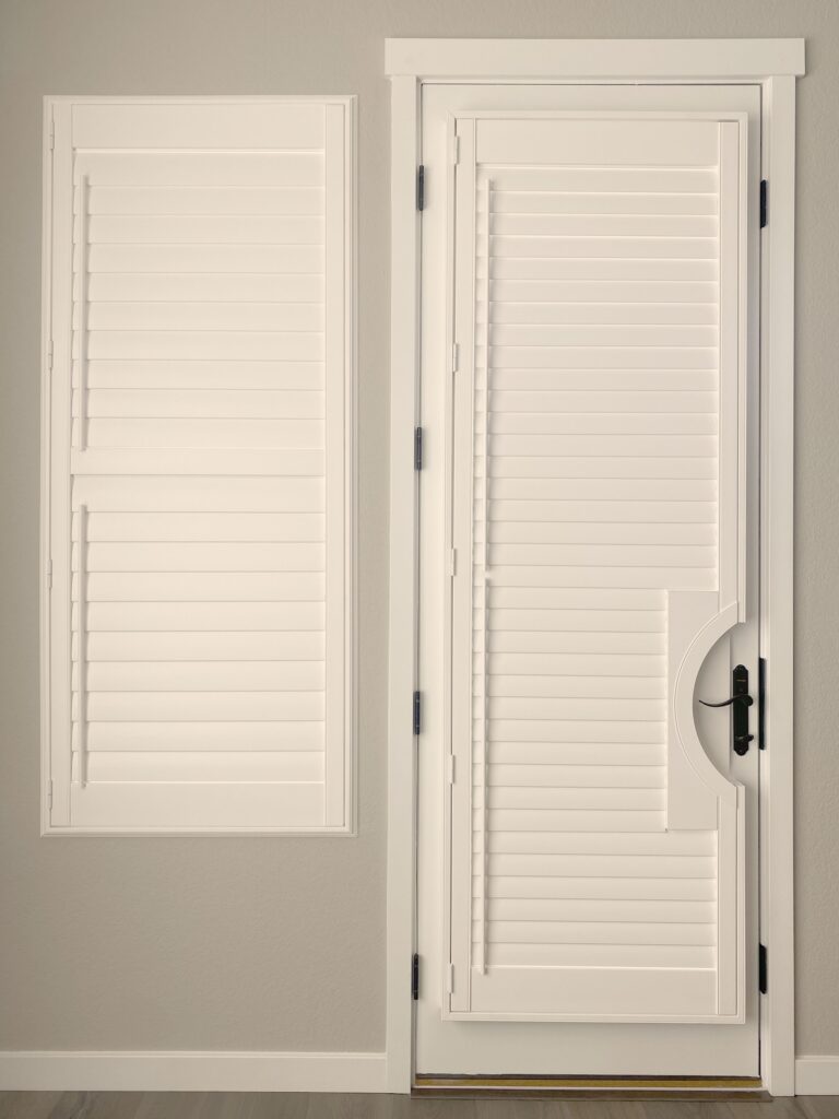 Shutters for unique shaped windows and doors