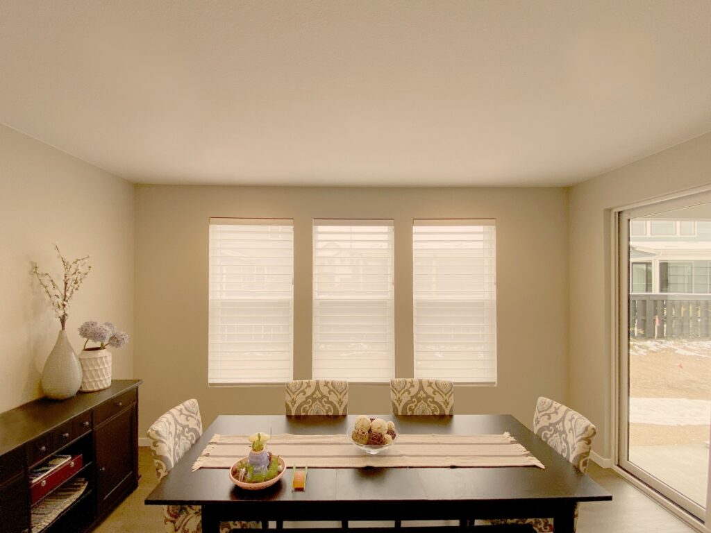 Window treatments for interior design projects in Colorado