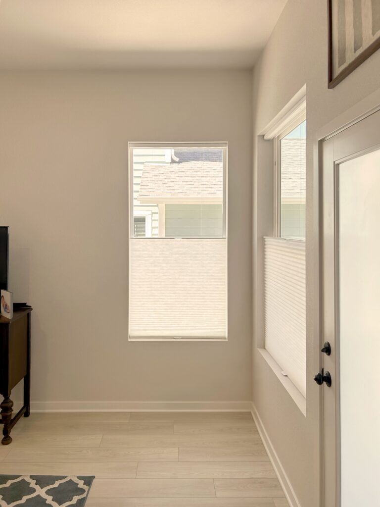 Cordless and Custom Hunter Douglas Applause Cellular Shades Installed in Loveland, CO Home