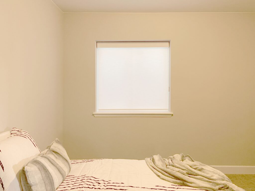 Hunter Douglas Designer Roller Shades for Arvada Bedroom