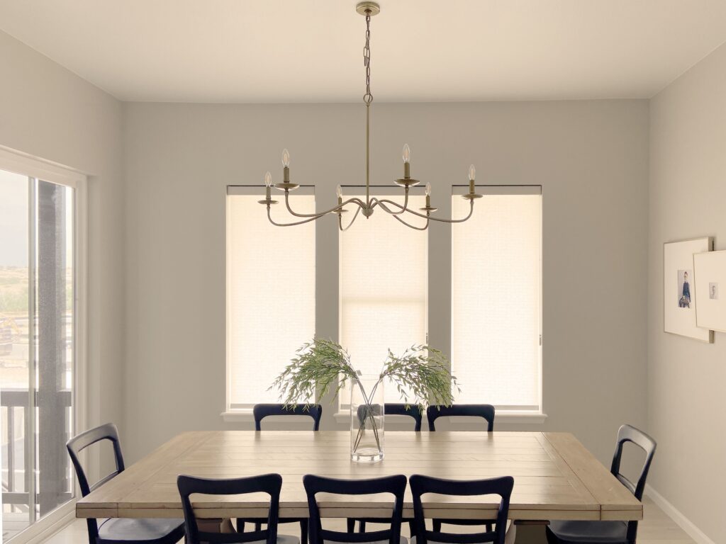 Hunter Douglas Designer Roller Shades for Dining Rooms in Loveland, CO Homes