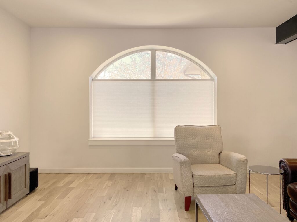 Motorized Hunter Douglas Duette Cellular Shades for Loveland, CO Home