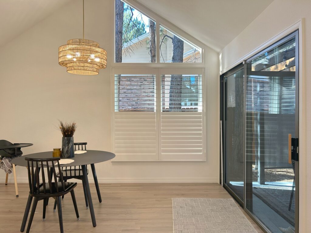 Hunter Douglas NewStyle Hybrid Shutters Installed in Arvada, Colorado Home